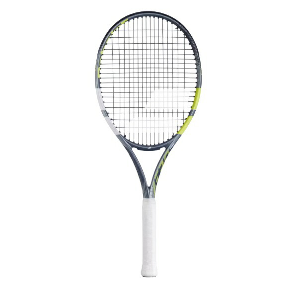 バボラ BABOLAT Evo Aero Lite 硬式庭球櫂 101564-100(薄墨色/螢光黄色)