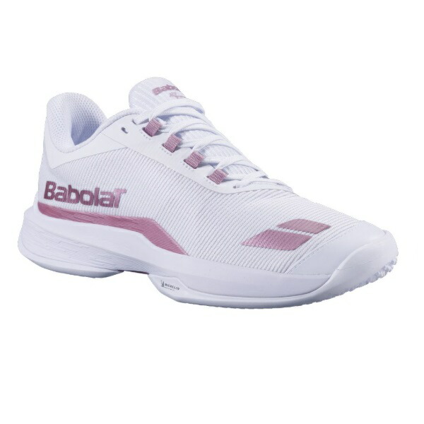 バボラ BABOLAT JET TERE 2 SAND GRASS W レディーステニスシューズ 31S26760A-1118(ホワイト×ゴールデンピンク)