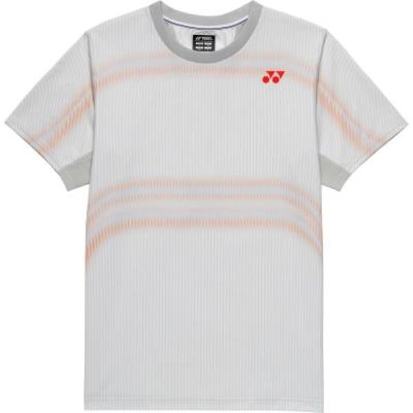 ヨネックス YONEX ユニゲームシャツ テニスシャツ・バドミントンシャツ 10705-024(しろがね色薄墨色)
