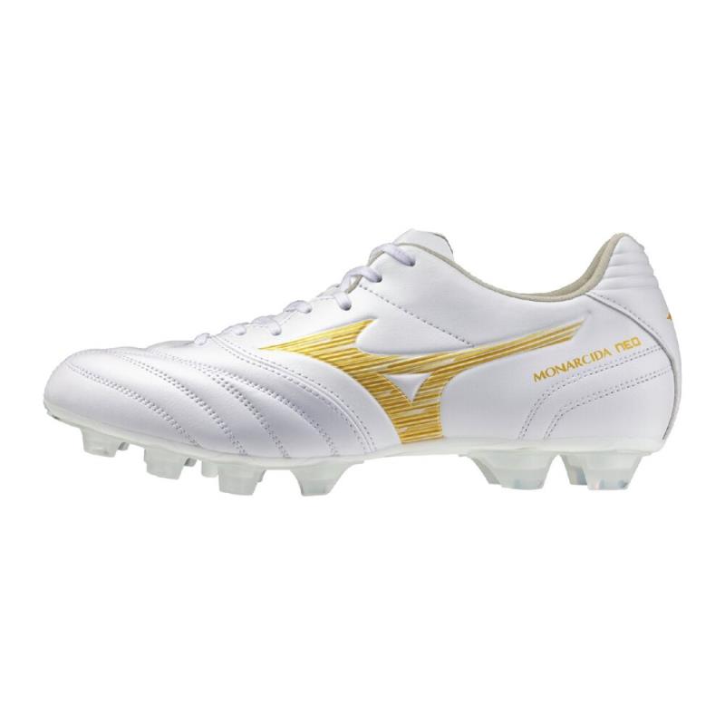 ミズノ MIZUNO モナルシーダNEO III SW 蹴球スパイク P1GA2624-50(白いこと×ゴールド)