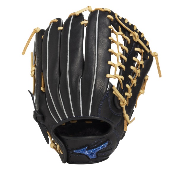 ミズノ MIZUNO 軟式用WILL DRIVE BLUE外野手向け:サイズ14 軟式グローブ 1AJGR35707-0980(ブラック×ブロンド)|オオミヤスポーツ 店