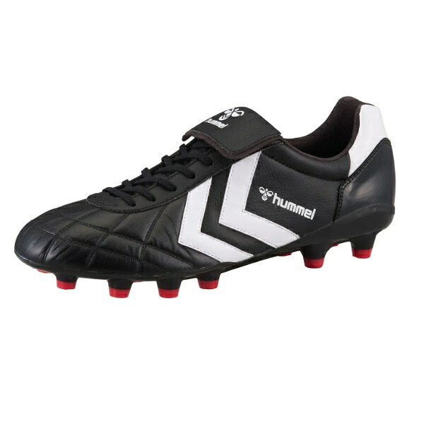 ヒュンメル hummel ヴォラート3 PRO OLD SCHOOL WIDE サッカースパイク HAS1253W-9020(ブラック&times;レッド)｜オオミヤスポーツ　店