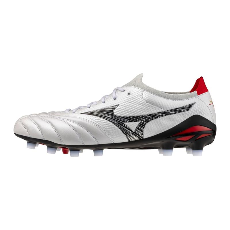 ミズノ MIZUNO モレリアネオV β JAPAN(サッカー/フットボール) サッカースパイク P1GA2690-09(スーパーホワイトパール×ブラック)|オオミヤスポーツ 店