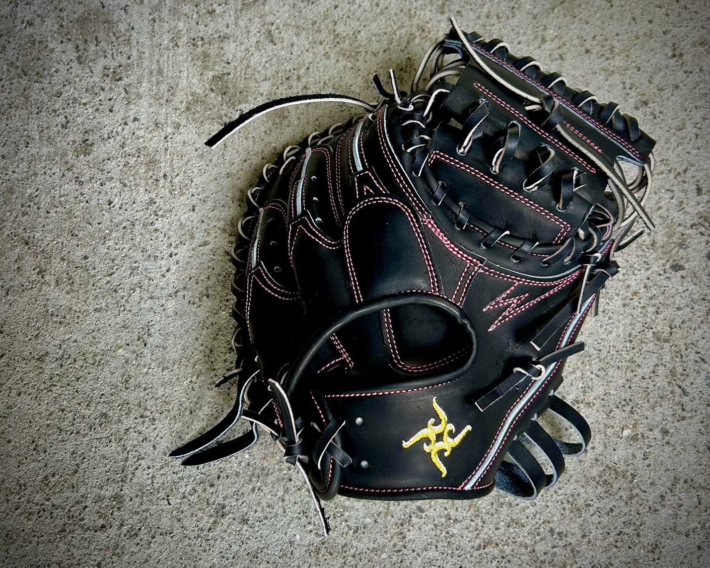 楽天市場】キャッチャーミット 硬式グローブ グラブ 要 KANAME 中型 縦