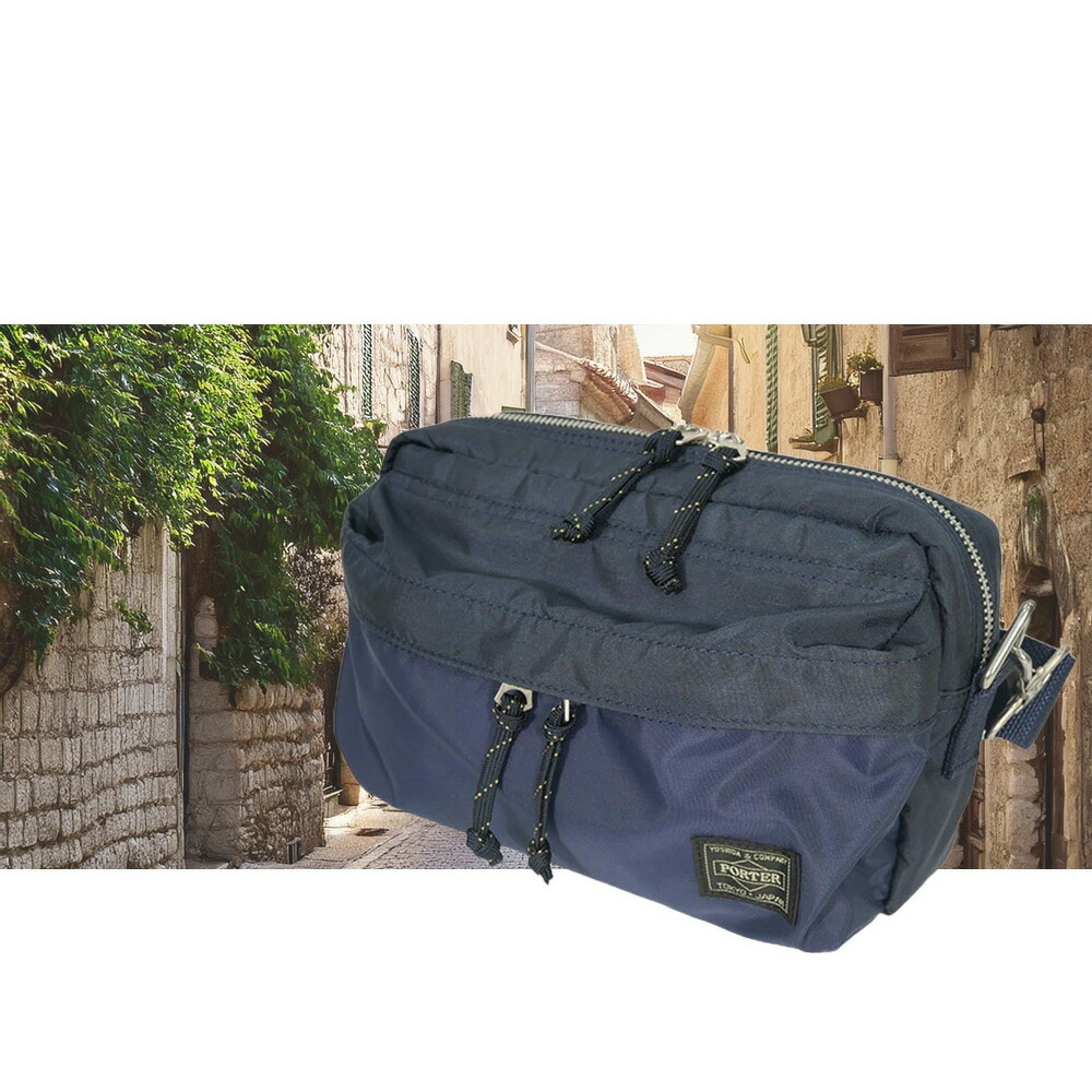 【PORTER ポーター】SUNRAIN サンレイン ウエストバッグ ブラック SUNRAIN(サンレイン) WAIST BAG | 吉田カバンホームページ