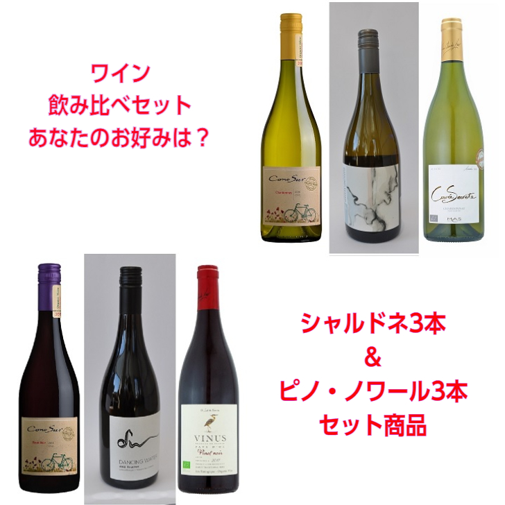 SALE／71%OFF】 世界のピノ ノワール シャルドネ飲み比べ6本セット fucoa.cl