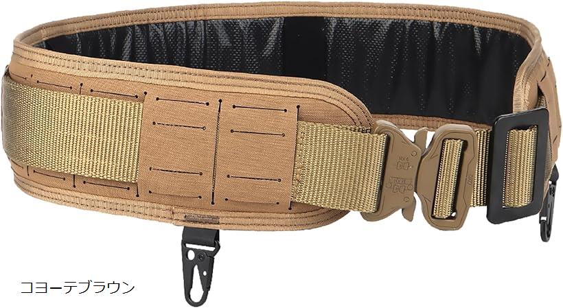 楽天市場】タクティカルベルト 軽量化レーザーカット仕様 MOLLEパッド