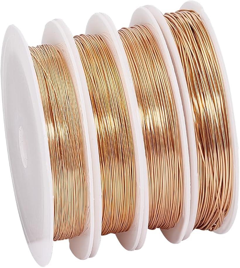 楽天市場】18K ゴールドメッキ銅線 アクセサリーワイヤー 変色し