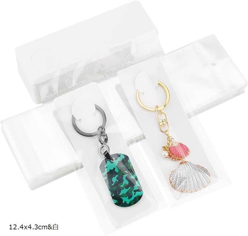 楽天市場】台紙 ブレスレット キーホルダー用 100枚入り OPP袋付き