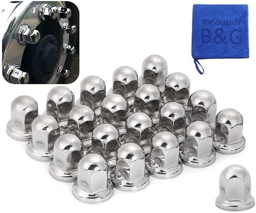 ナットキャップ33mm★ステンレス製上品な鏡磨き★ISO規格33mm各種★40個 ☆ナットキャップ専門☆反射ステンレス鏡磨き☆ISO規格33mm☆40