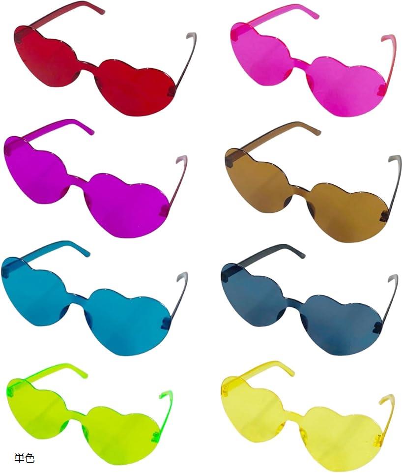 楽天市場】【楽天ランキング1位入賞】ハート型 サングラス 8個セット