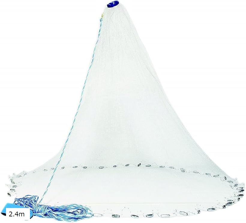 楽天市場】【送料無料】 投げ網 投網 手投げ網 仕掛け網 手投げネット