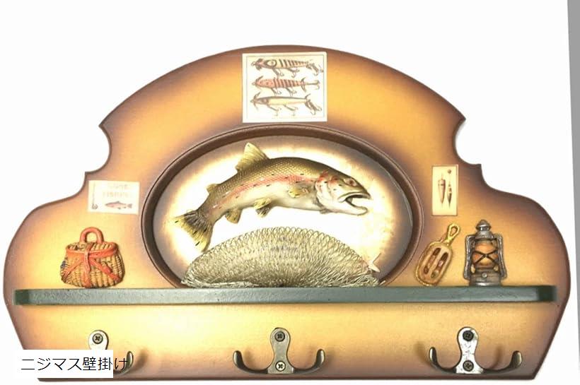 楽天市場】インテリア 壁掛け フライフィッシング 渓流 トラウト 虹鱒