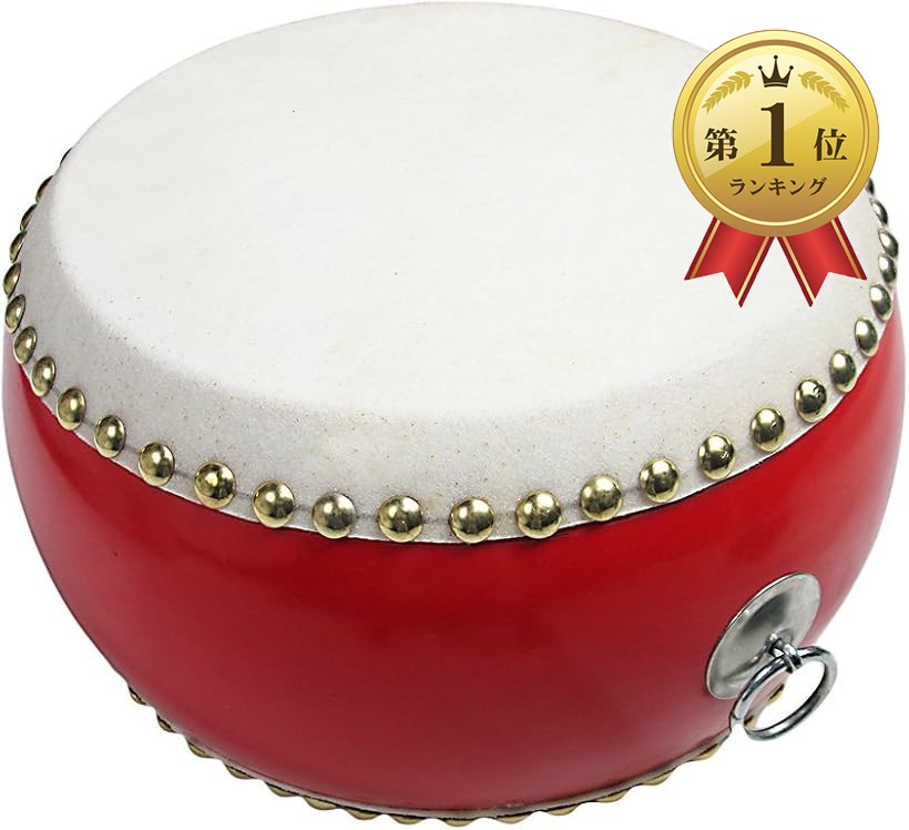 楽天市場】太鼓練習に 本格牛皮張 太鼓セット竹打楽器付モデル（特大