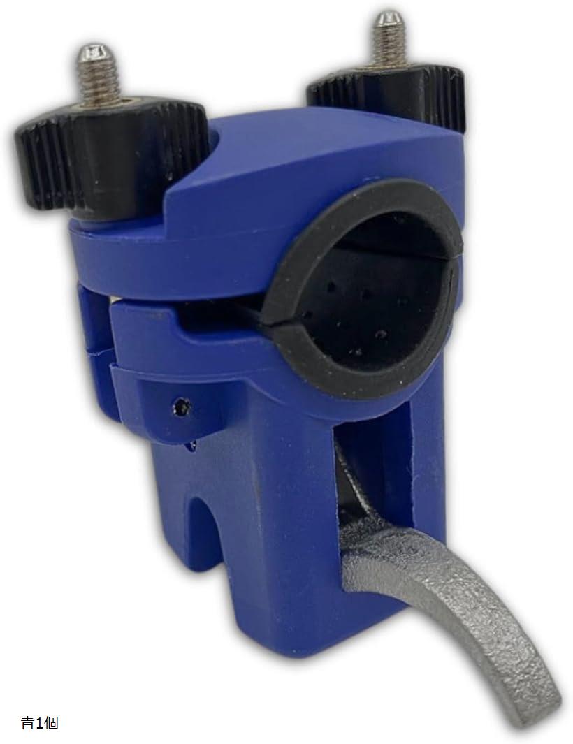 楽天市場】ピトンクランプ ロッドキーパー 石鯛 竿受け タマン クエ 青