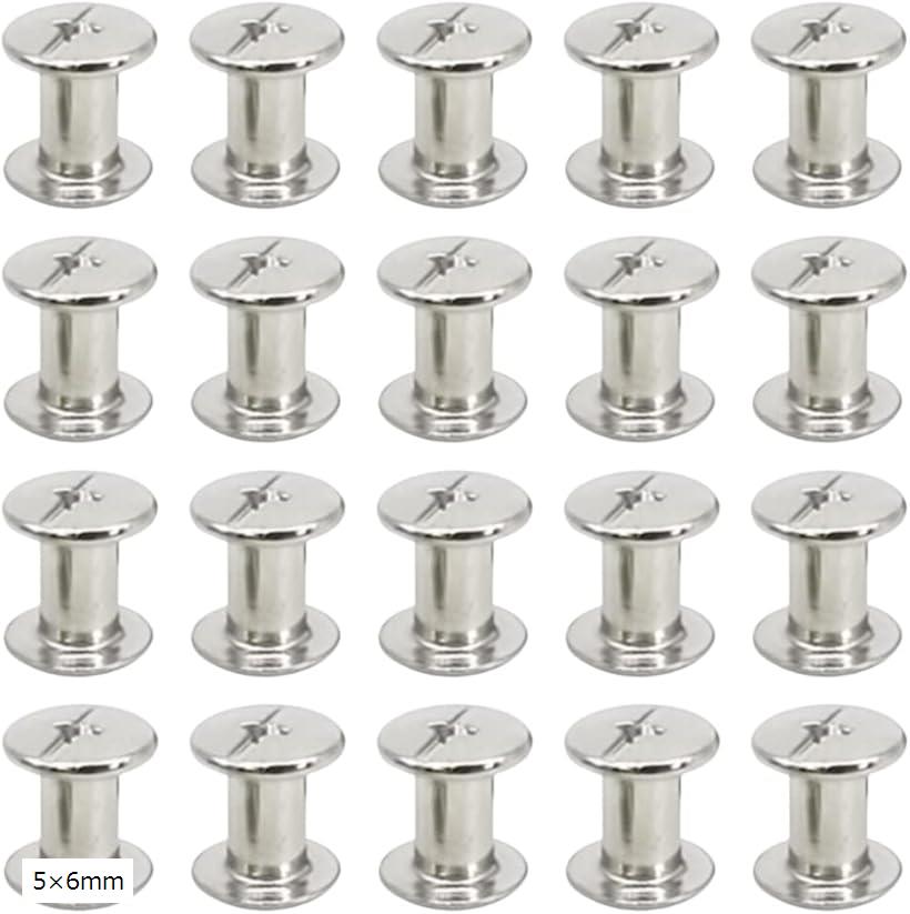 楽天市場】シカゴスクリュー ネジ 組ねじ レザークラフト DIY 20個入り