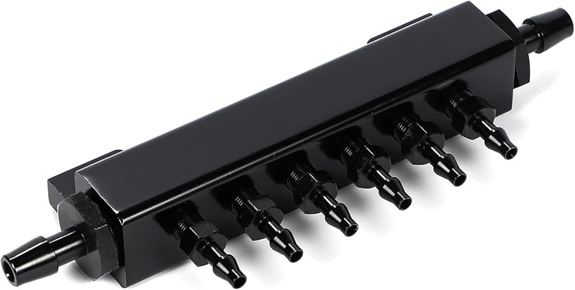 ミニ サージタンク バキューム レール キット バキューム計 ブースト計 真空マニホールド 改善 修理 汎用品 DEFI TRUST