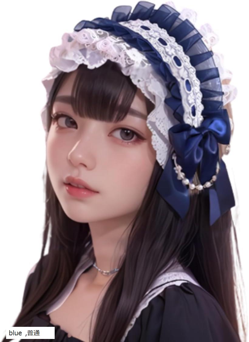 楽天市場】ロリータ ヘッドドレス カチューシャ レース リボン