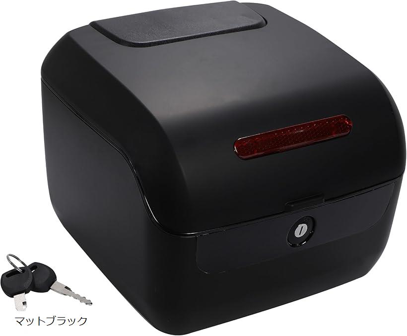 楽天市場】バイク リアボックス 大容量 ABS 取付ベース 鍵2本 5