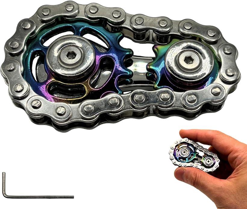 楽天市場】フィジェットトイ チェーン ギア EDC玩具 大人用