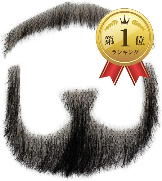 楽天市場】付け髭 ひげ 口髭 人毛 ウィッグ 髪製髭 手作り本物