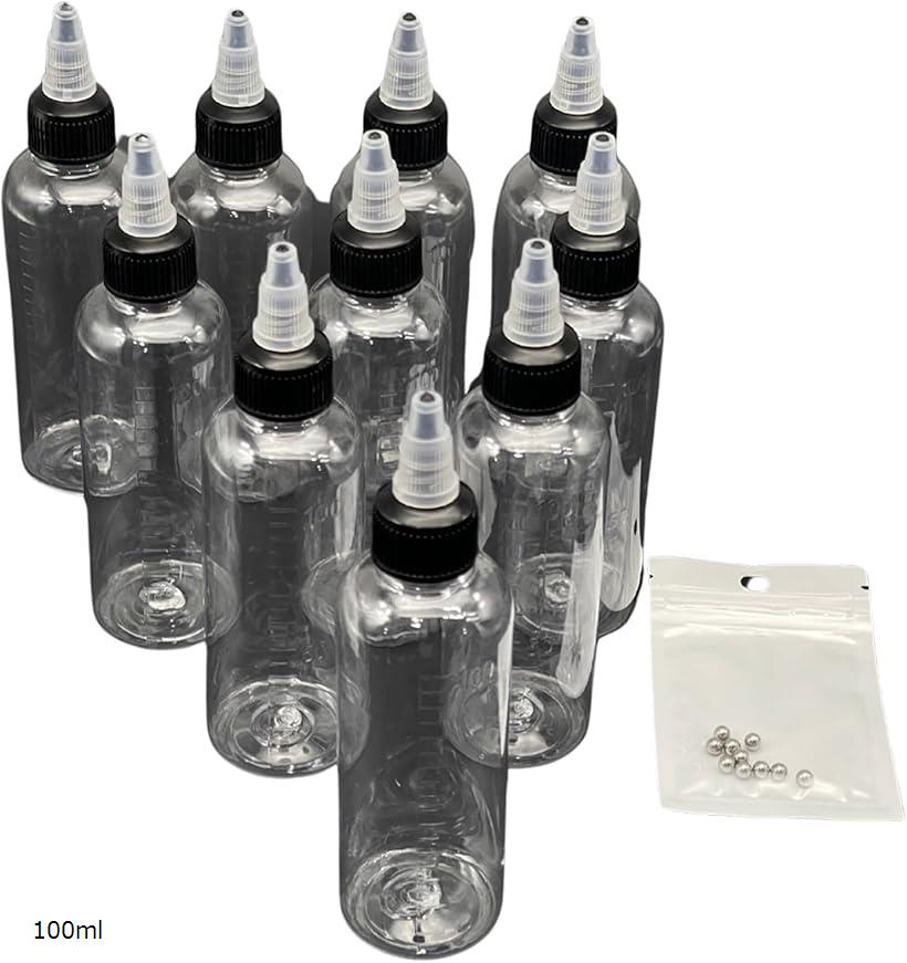 楽天市場】ドロッパーボトル 透明 目盛り 攪拌ボール 付き スポイト