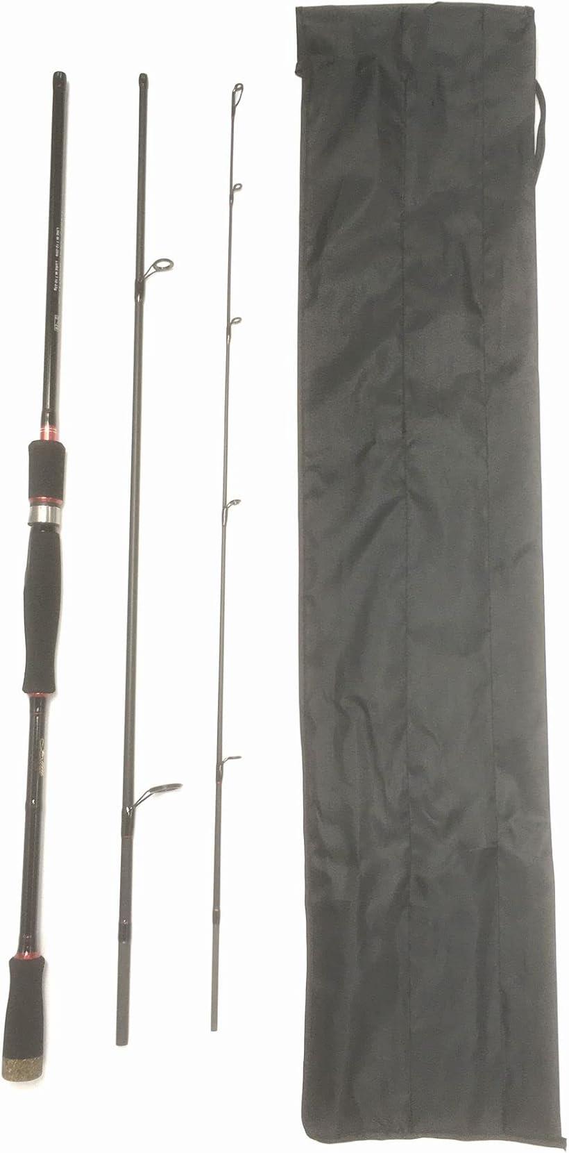 楽天市場】EVA 6ftスピニングパックロッド5ピース ML シーバス ルアー