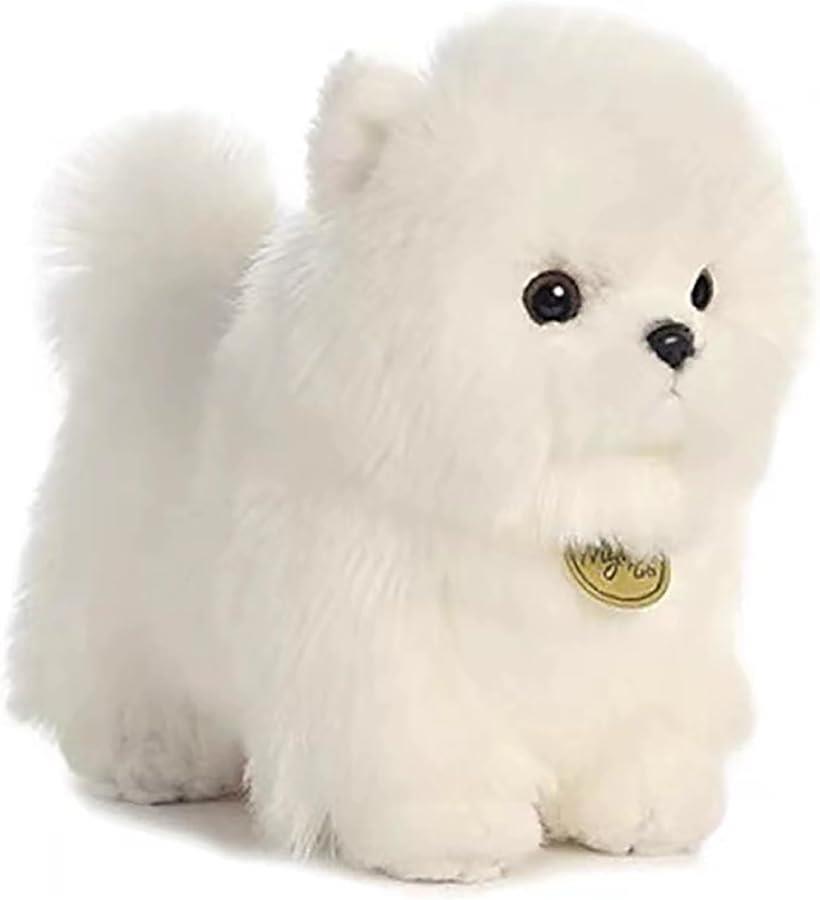 オオイケ　犬　ポメラニアン　ぬいぐるみ 昭和レトロ オオイケ 寝そべり ポメラニアン ぬいぐるみ 犬