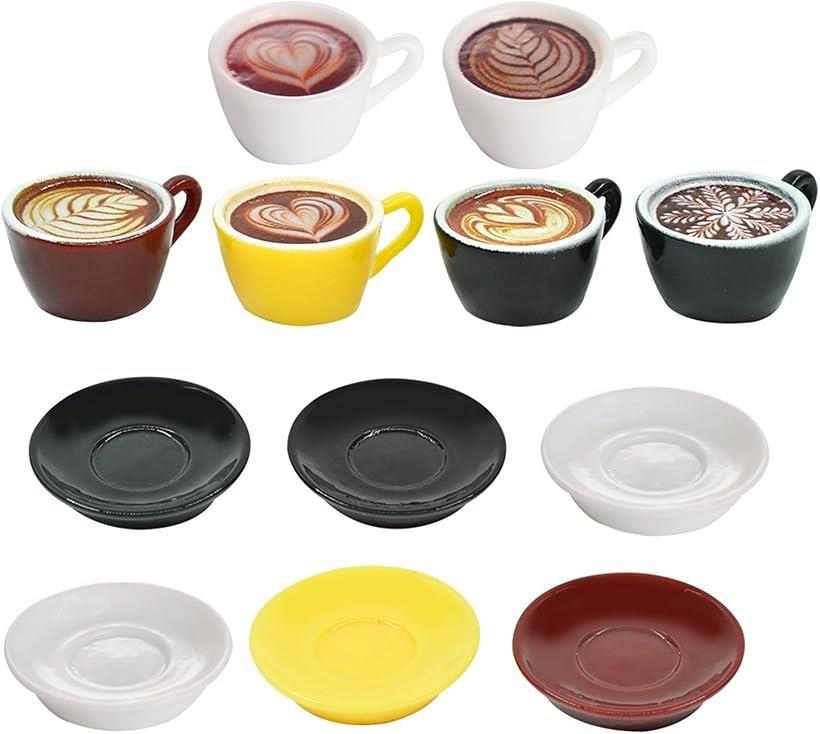 まいづる　食品サンプル　ラテアート 楽天市場】カフェラテ 食品サンプル 模型 ミニ 6種セット 可愛い