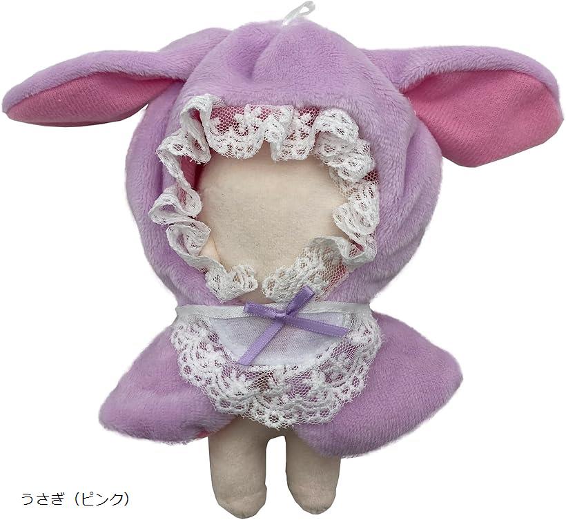 楽天市場】ぬい服 ぬいぐるみ 10cm 人形(うさぎ（ライトピンク