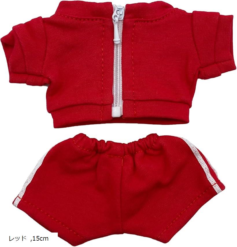 楽天市場】ぬい服 ぬいぐるみ 人形 ジャージ (レッド, 15cm) : ホリック