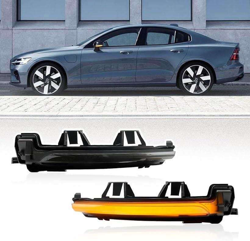 互換品 ボルボ VOLVO LED 流れて光る ドアミラー シーケンシャル ウインカー スモークレンズ仕様 2016年以降 XC40 XC60 XC90 S60 S90 V60 V90 純正交換タイプ 左右1組 Eマーク認証付 安心の日本企業|OHstore