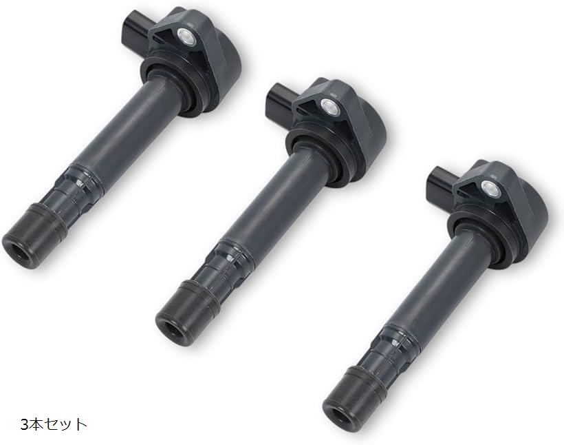 互換品 互換品 ホンダ 用 イグニッションコイル 3ピン ライフ JB5 バモス アクティ ゼスト ストリーム シビック ザッツ 等30520-RGA-004 30520-RCA-S01 30520-PFE-004 汎用品 (3本セット)