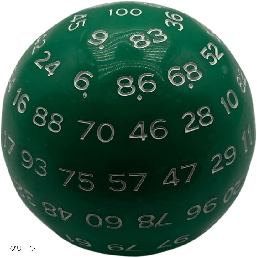 最大3％OFF 希少 GAMESCIENCE 100面ダイス 黒 ブラック D100 6280