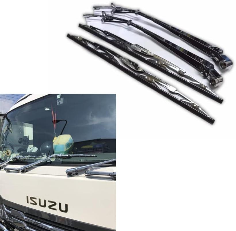 互換品いすゞ 07フォワード 4ｔ 標準キャブ メッキ ワイパー アーム ワイパーブレード セット メッキパーツ 外装 デコトラ