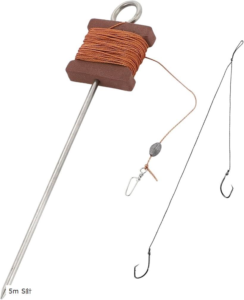 楽天市場】うなぎ 釣り 置き針 つけ針 仕掛け 5本セット ぶっこみ釣り