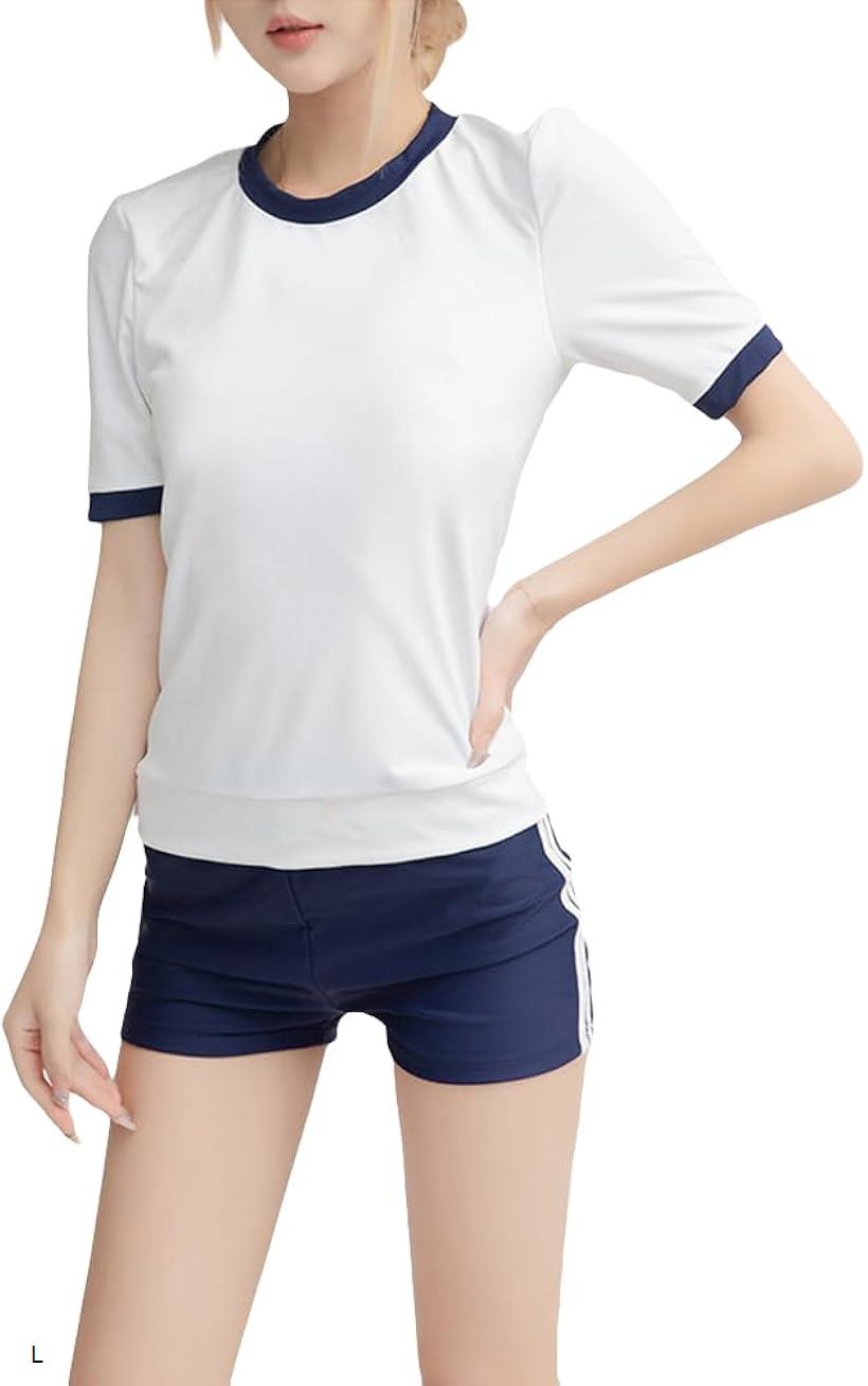 新品未使用品 体操服 上下セット 楽天市場】体操服 コスプレ 上下セット 短パン ハロウィン 仮装