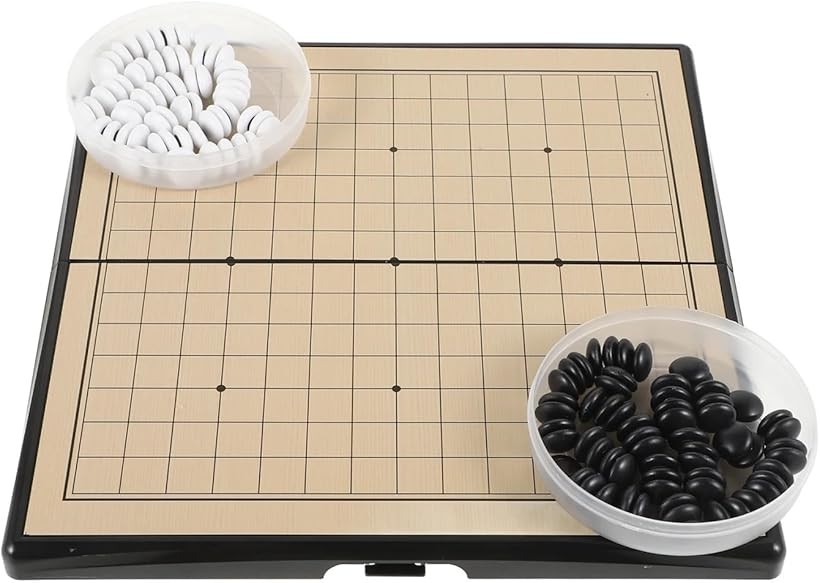 楽天市場】ミニ囲碁盤 13路 ポータブル マグネット式 折りたたみ式