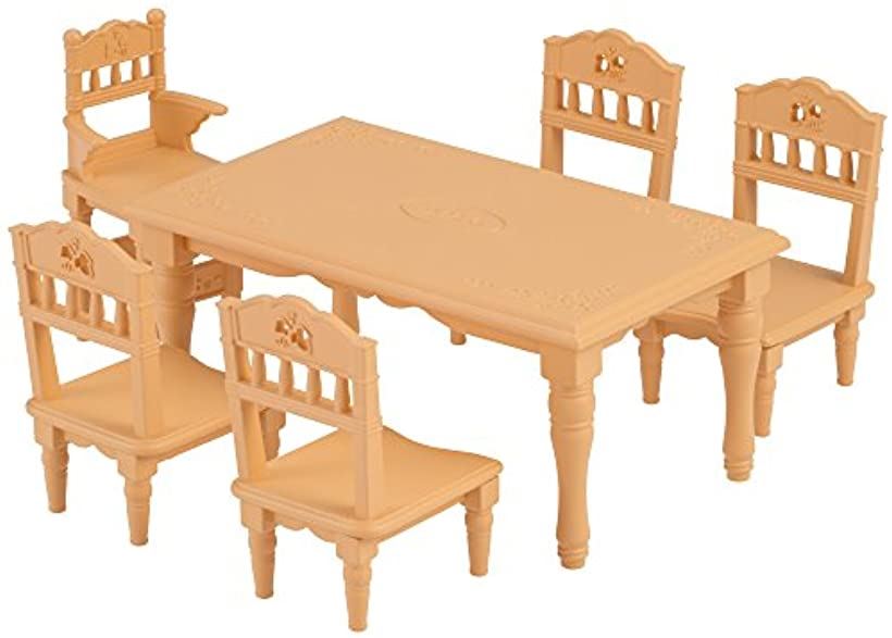 sylvanian families dining table set