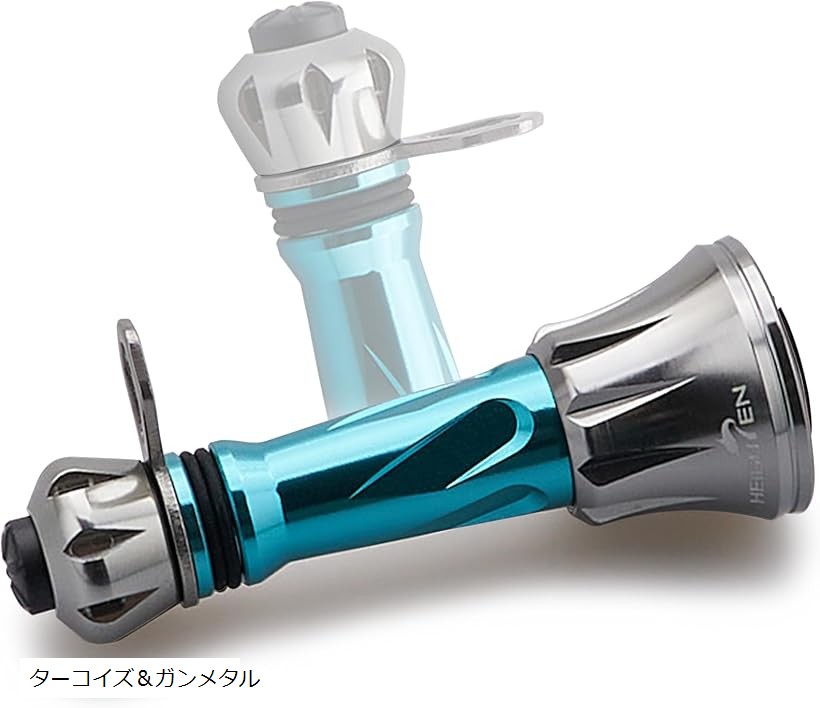 【楽天市場】50mm リール スタンド 折り畳み式 シマノ SHIMANO ダイワ DAIWA スピニングリール 通用 夜光 フックキーパー ...
