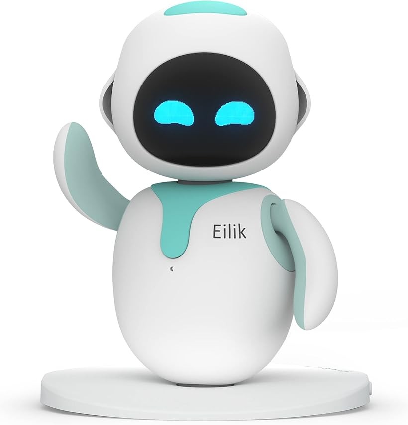 感情的知性を備えたデスクトップコンパニオンロボット マルチロボットインタラクション デスクトップロボットのパートナー (ブルー)
