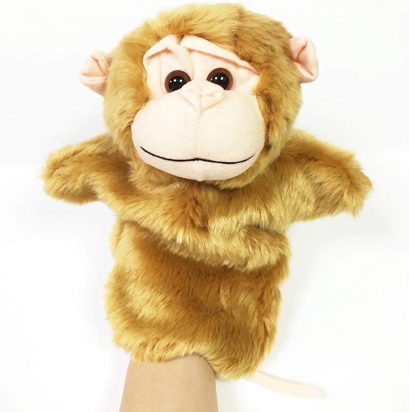 楽天市場 かわいい 動物 パペット 人形劇 S374 さる Ohstore