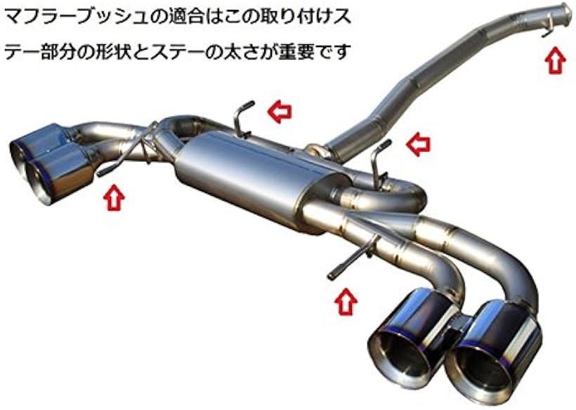 楽天市場 Piece Of Peace Product 汎用 強化 マフラー ハンガー マウ ント ブッシュ 高さ 調整可能 三段階 12mm 4穴 イエロー 1個 イエロー 1個 Ohstore