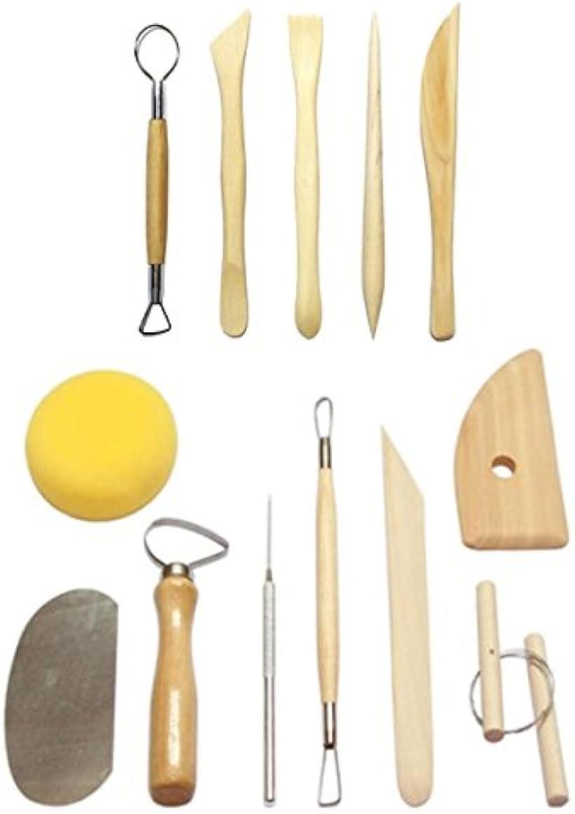 陶芸　道具セット Amazon.co.jp: 陶芸用品 陶芸道具 セット 陶芸 7本セット 小道具