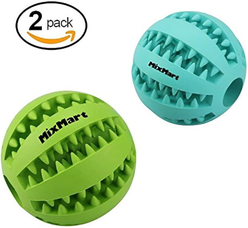 イヌ入用 噛砕く玩具 歯磨剤球状体 噛むボール 二枚値打ち ラバー製 餌入れ お兄ちゃんボール ねんねこ用 噛む玩び物 知育玩具 口径7 1cm Hotjobsafrica Org