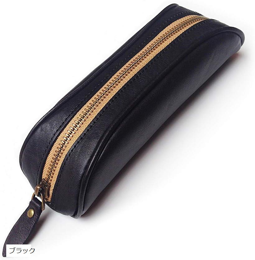 【楽天市場】ペンケース 革 大容量 本革 レザー 筆箱