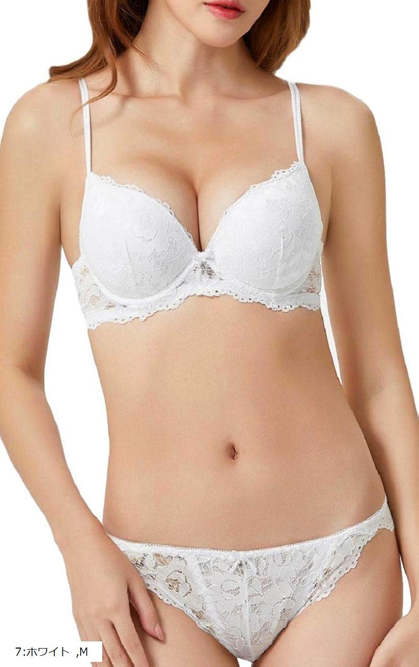 【楽天市場】【全品p5倍★ワンダフルデー】ブラジャー ショーツ 女性 下着 セット 谷間 メイク 紐 改良 可愛い セクシー ランジェリー 白