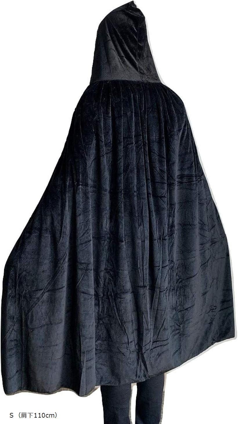 楽天市場】マント 黒 子供用 フード付き ブラック ローブ コスプレ