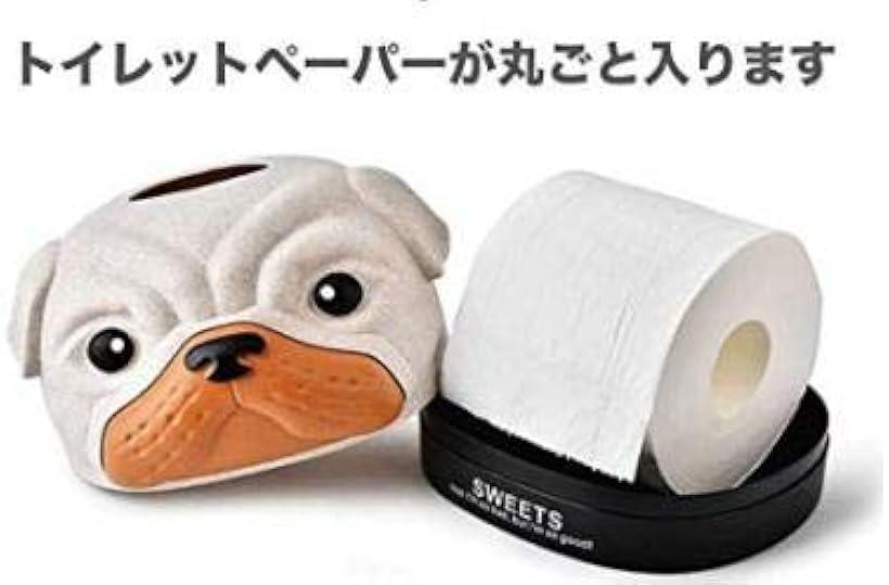 楽天市場 ロールペーパーホルダー パグ 卓上 ティッシュ トイレットペーパー ケース カバー ギフト プレゼント Ohstore