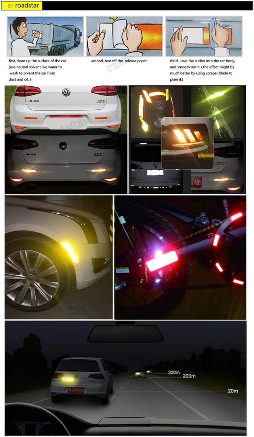 楽天市場 テープノタクミ 反射テープ 反射シール 高輝度 リフレクター 自転車 バイク 蛍光テープ 階段 屋外 駐車場 蛍光反射ステッカー 安全警告 防水 耐水 25m長さx5cm幅 きみどり Ohstore